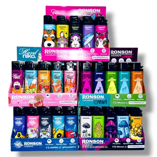 ENCENDEDOR RONSON DISEÑOS NUEVOS
