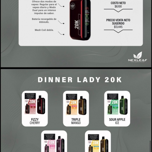 VAPER 20K DINNER LADY T433