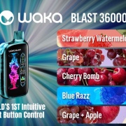 VAPE WAKA BLAST 2 SABORES 36.000PUFF T126