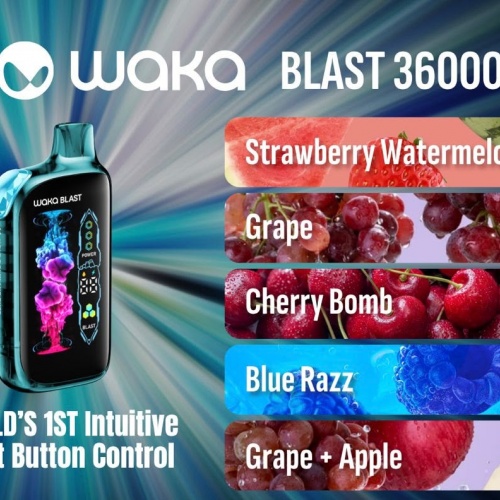 VAPE WAKA BLAST 2 SABORES 36.000PUFF T126