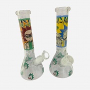 BONG PYREX RICK AND MORTY 25CM T209 