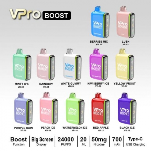 VAPER DESECHABLE VPRO 24.000 PUFF V2 